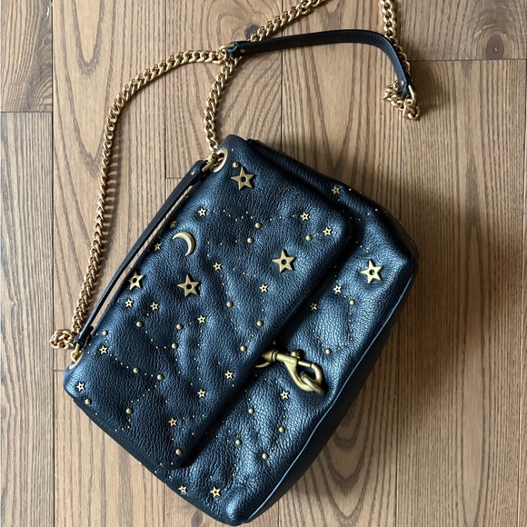 Rebecca Minkoff Handbags - Rebecca Minkoff Leather Star-Studded Shoulder Bag